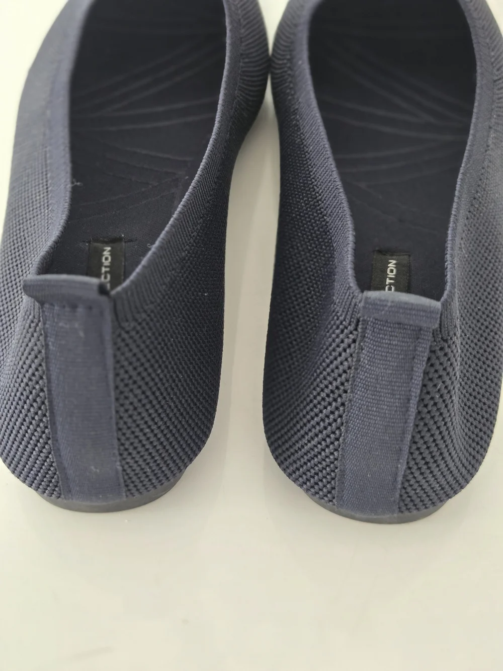 French Connection Navy Pointed Toe Knit Ballet Flats Size 9